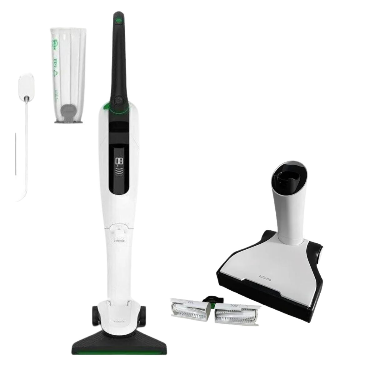 Folletto VK7 con spazzola HD7 e spazzola EB7