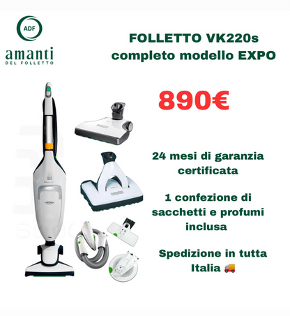 Folletto VK220s completo modello EXPO