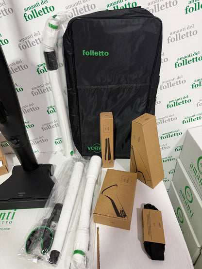 Folletto vk7 black pari a nuovo con borsone accessori incluso
